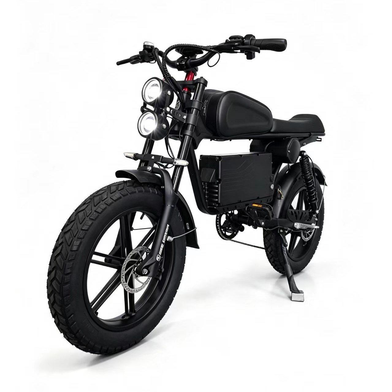 K17 Retro Fat Tire E-bike - 2